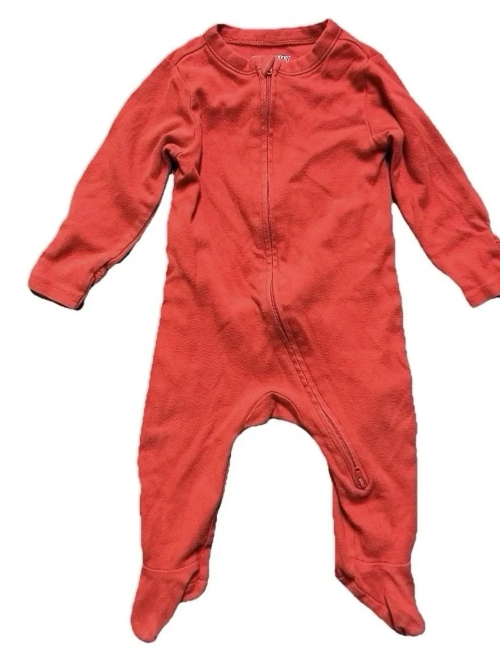 Baby Boy Footie Pajama Lot Size 6-9 Months 2 Way Zipper Cotton Fleece